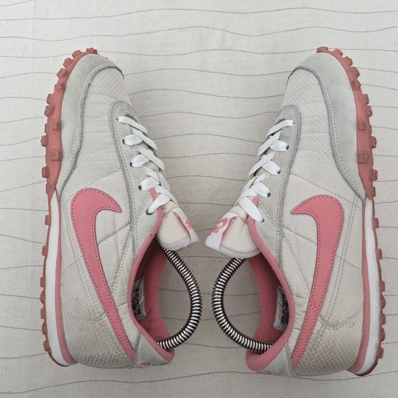 VTG Nike Womens Waffle Racer 2 II Pink Cream Shoes Sneakers 303919-281 Size 7 - Picture 8 of 12